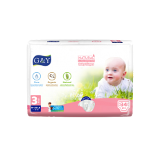 G&Y® Natural Ultra Sensitive Diaper - 3 Midi