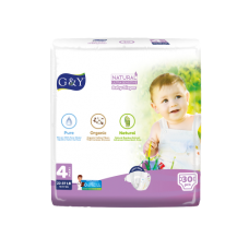 G&Y® Natural Ultra Sensitive Diaper - 4 Maxi